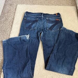 7 boot cut jeans size 29
